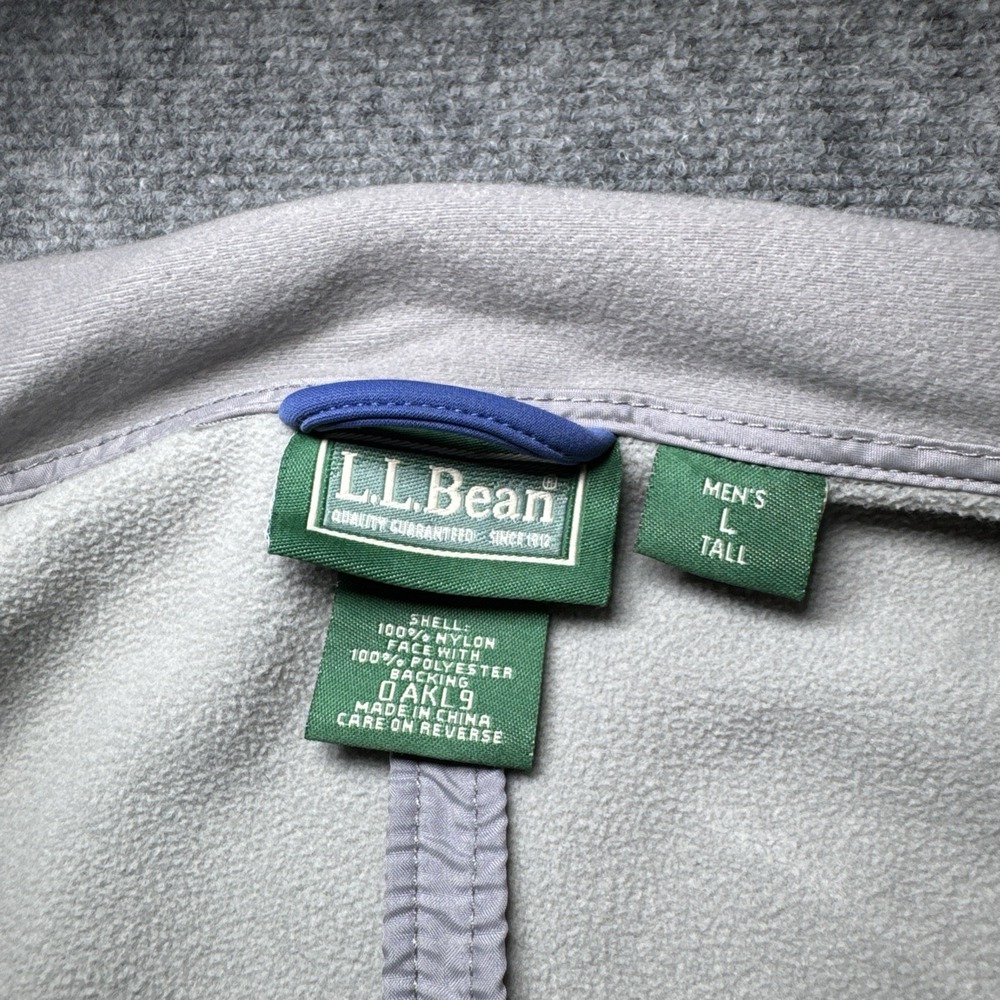 Ll Bean Windproof Softshell Jacket Men Large Tall… - image 7